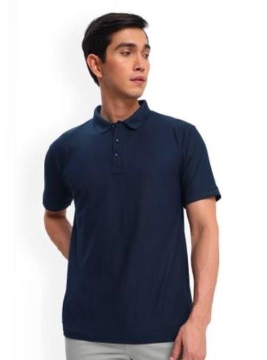 Poly Cotton Solid Half Sleeves Mens Polo T-shirt (Pack of 4)